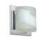 Besa Lighting Paolo Mini Sconce, Opal-Frost, Chrome Finish, 1x5W LED 1WS-787399-LED-CR - alternate 1